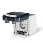 SCAME PARRE - PRESA 2P+T 16A TED. C/SHUTTER PARETE