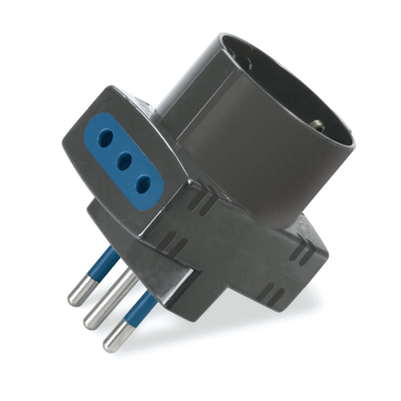 SCAME PARRE - ADATTATORE AZZURRA P30 +2 PR. 2P+T 10A