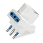 SCAME PARRE - ADATTATORE AZZURRA P30+ 2 BIV. 2P+T 16A
