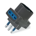 SCAME PARRE - ADATTATORE AZZURRA P30+ 2 BIV. 2P+T 16A