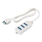 SCAME PARRE - PRESA TRIPLA 2P+T10/16A C/CAVO