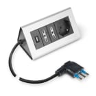 SCAME PARRE - MULTIPRESA DA SCRIVANIA - NERA