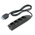 SCAME PARRE - PRESA PLURISTANDARD 4 USCITE CAVO 1,5