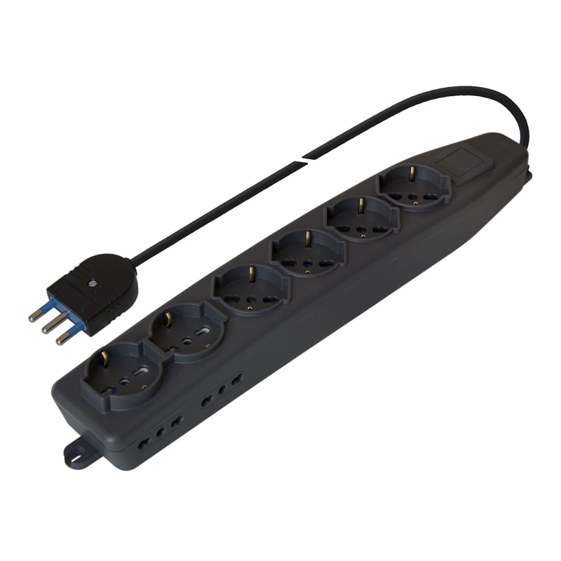 SCAME PARRE - PRESA PLURISTANDARD 6+4 USCITE C/CAVO