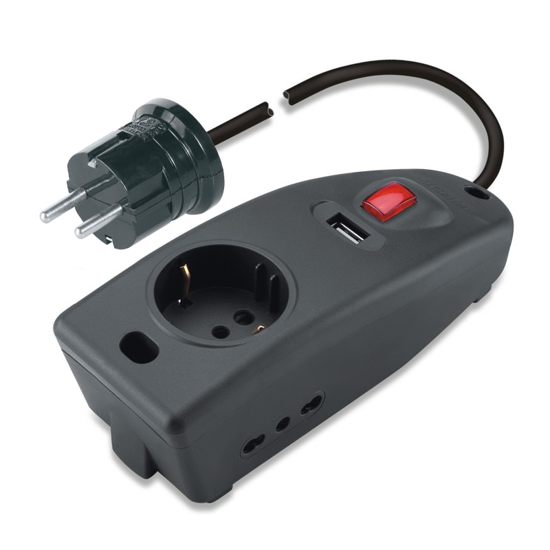 SCAME PARRE - PR. MULT.TREND 1XP30+2XBIV C/INT+USB -N