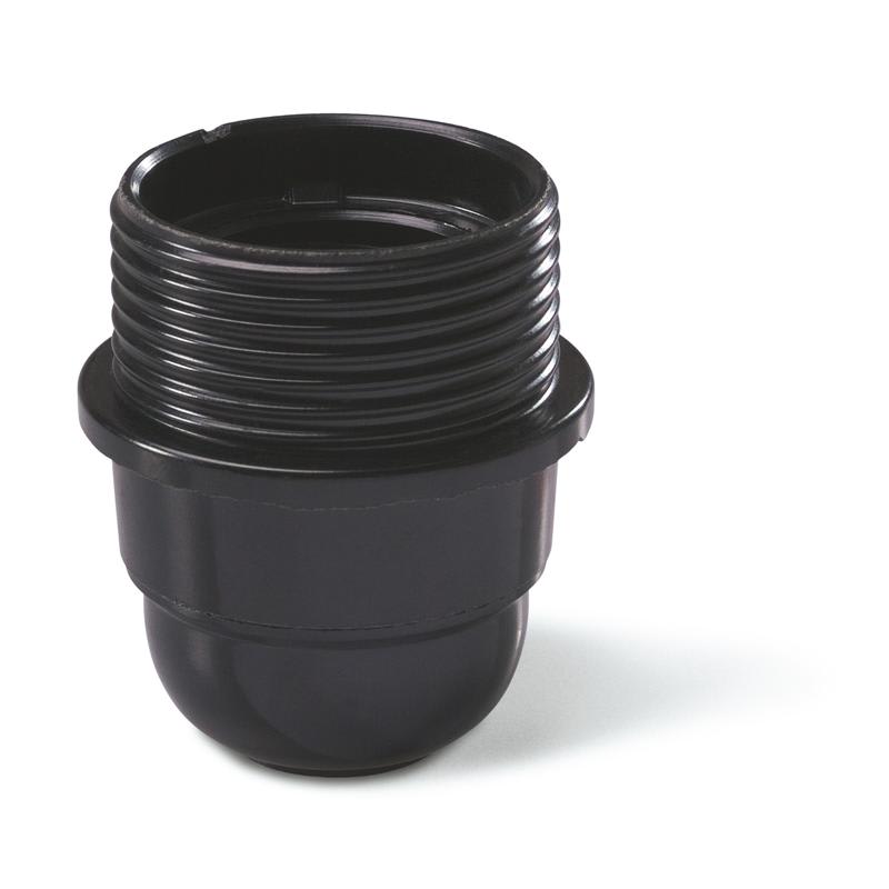 SCAME PARRE - PORTALAMPADA E27 F/S CPF NERO