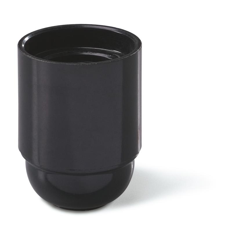 SCAME PARRE - PORTALAMPADA E27 F/S CL NERO