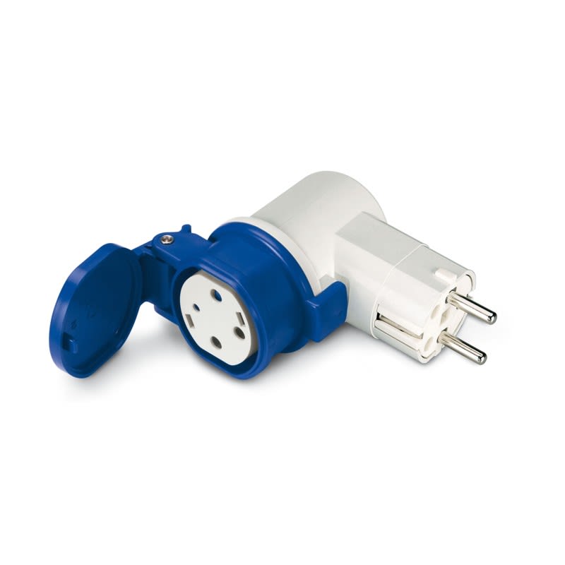 SCAME PARRE - ADATT. TEDESCA-LIBERA 16A 250V 2P+T IP20