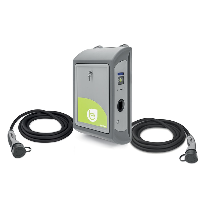 SCAME PARRE - DUAL WALLBOX 2 CAVO+PRESA T2 22KW 4M