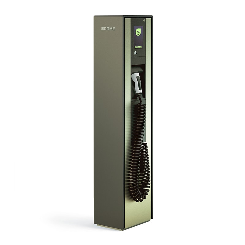 SCAME PARRE - COLONNINA BE-B 2 CONN+CAVO T2 22KW