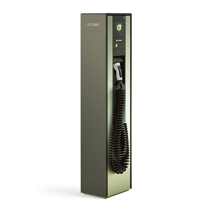 SCAME PARRE - COLONNINA BE-B 2 CONN+CAVO T2 11KW