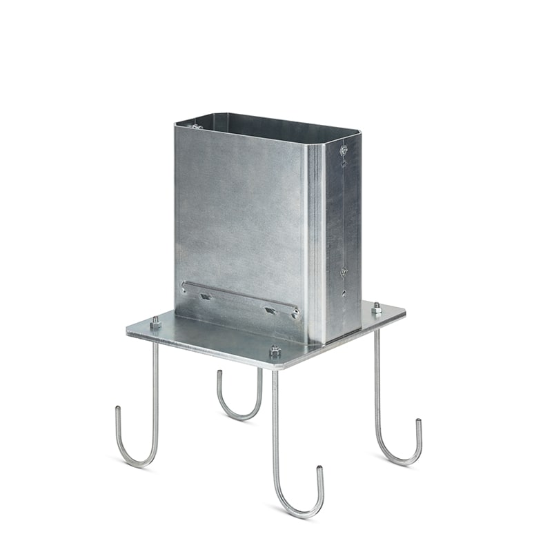 SCAME PARRE - FISSAGGIO A ZANCHE SUPPORTO BE-W