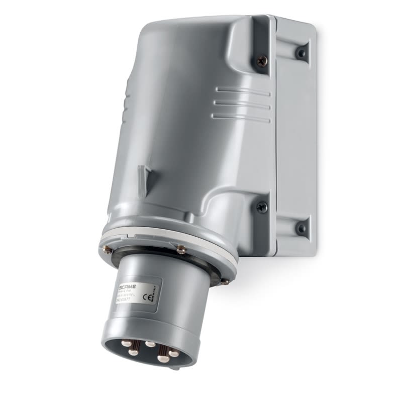 SCAME PARRE - SPINA DA PARETE IP44 2P+T 63A TRASF.