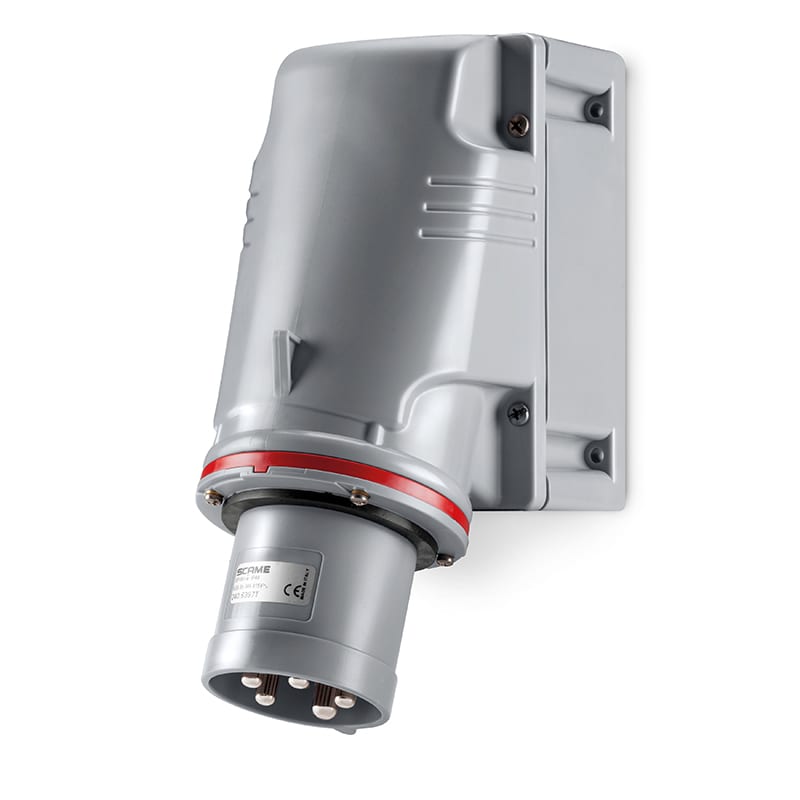 SCAME PARRE - SPINA DA PARETE IP44 3P+N+T 63A 380-440V