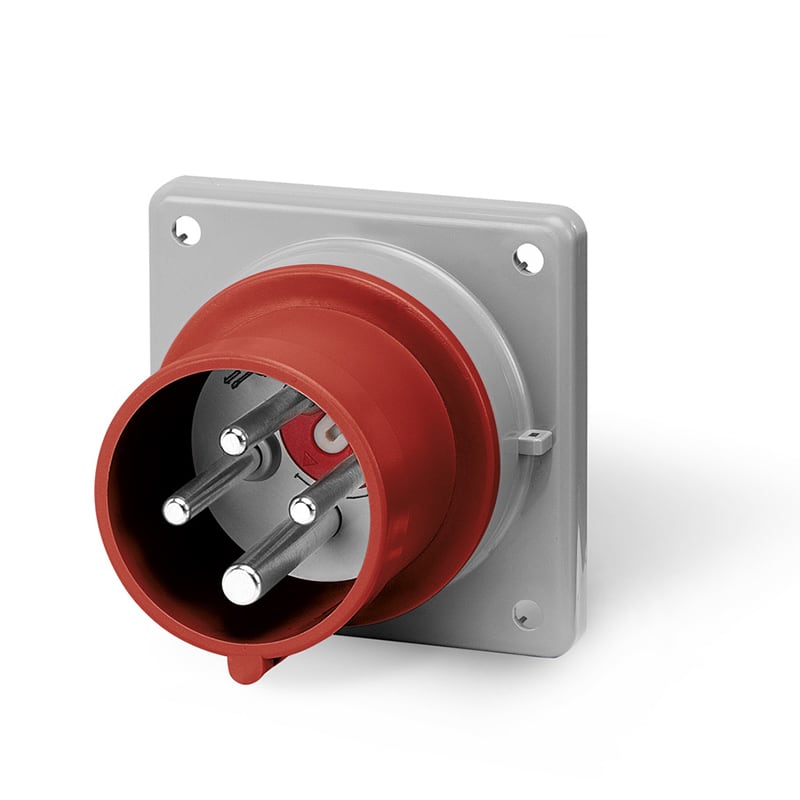 SCAME PARRE - SPINA DA INCASSO 32A 3P+T 6H IP44/IP54