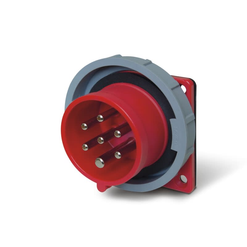SCAME PARRE - SPINA DA INCASSO 32A 6P+T 6H IP66/IP67