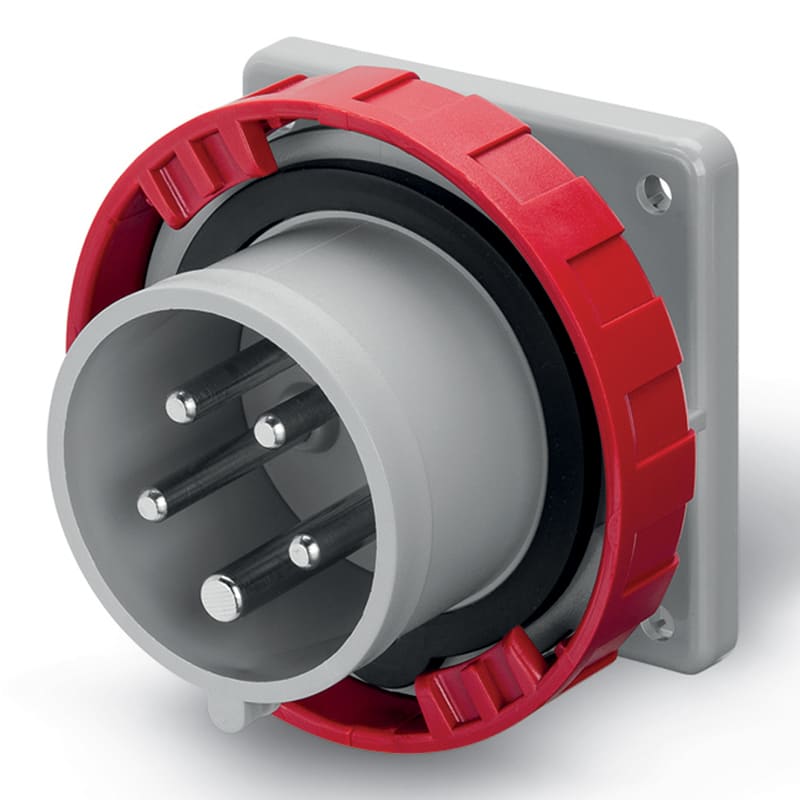 SCAME PARRE - SPINA DA INCASSO 32A 3P+N+T 6H 346-415V