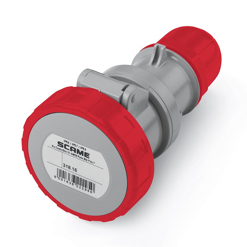 SCAME PARRE - PRESA MOBILE 16A 3P+N+T 6H