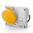 SCAME PARRE - PRESA INC.OMNIA C/FUS.2P+T 16A 4H IP44