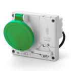 SCAME PARRE - PRESA INC.OMNIA C/FUS.2P+T 16A 2H IP44