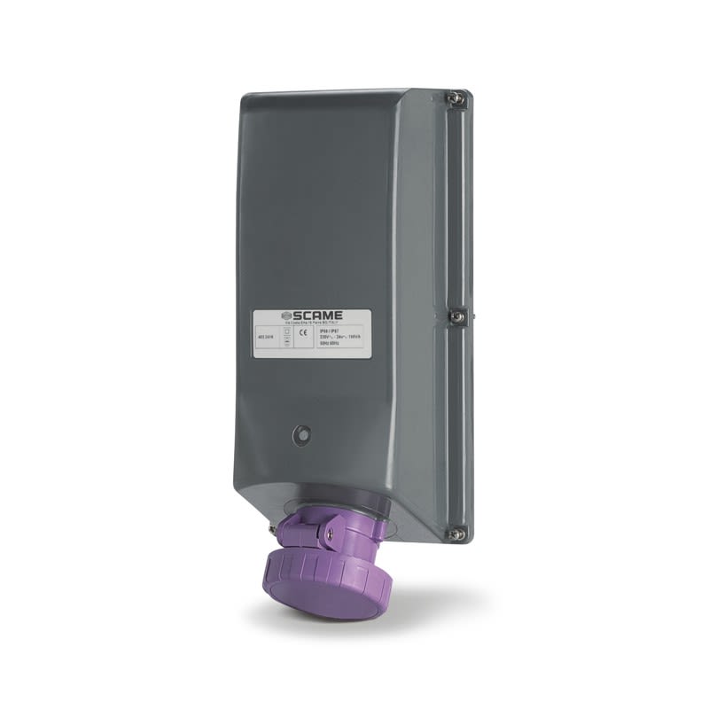 SCAME PARRE - PRESA INTERBL. 2P IP66/IP67 16A 20-25V