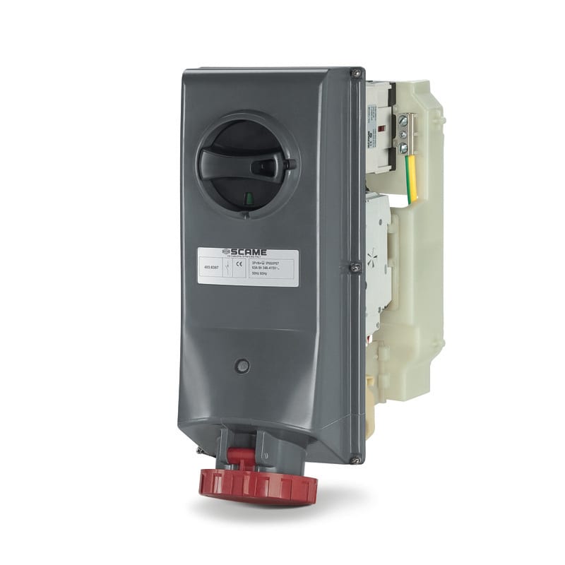 SCAME PARRE - PRESA INTERBL. 3P+T IP66/IP67 63A 6H