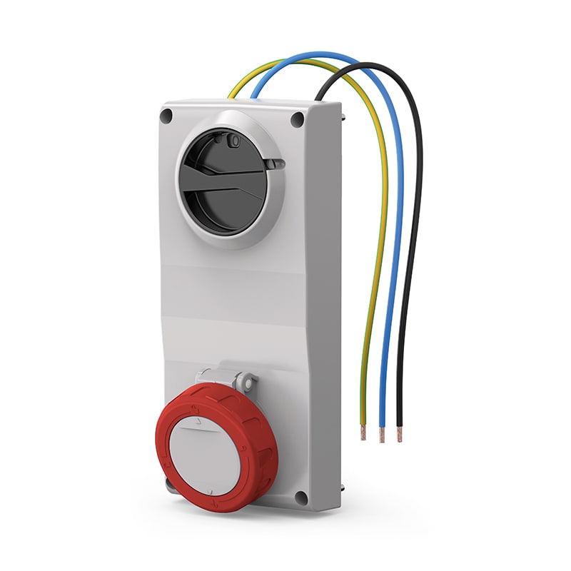 SCAME PARRE - PRESA INCASSO PROXIMA 2P+T 16A 9H