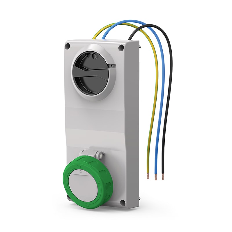 SCAME PARRE - PRESA INCASSO PROXIMA 2P+T 16A 2H