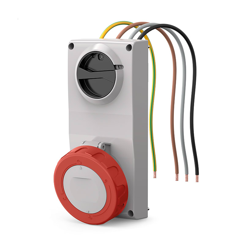 SCAME PARRE - PRESA INCASSO PROXIMA 3P+T 32A 3H