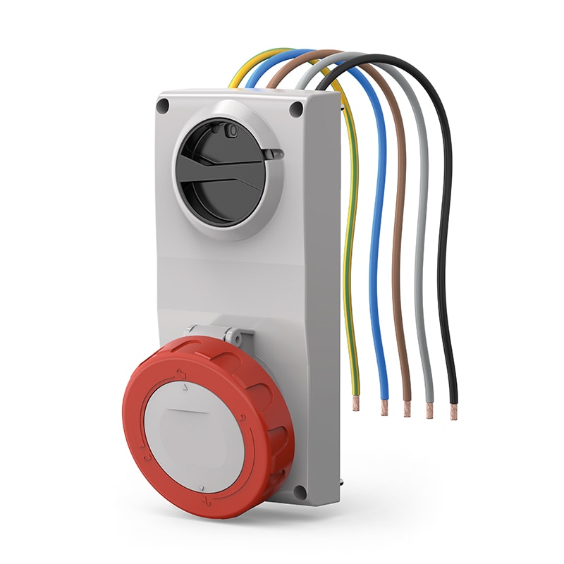 SCAME PARRE - PRESA INCASSO PROXIMA 3P+N 32A  6H