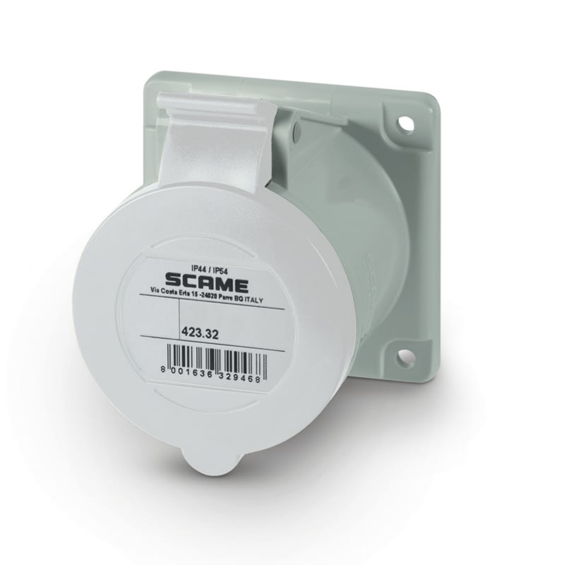 SCAME PARRE - PRESA INCASSO 2P+T IP44/IP54 32A 12H