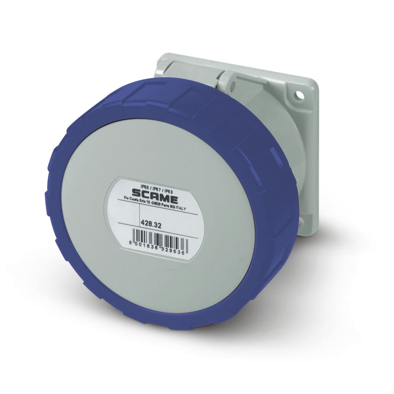 SCAME PARRE - PRESA DA INCASSO IP66/IP67 2P+T 32A 6H