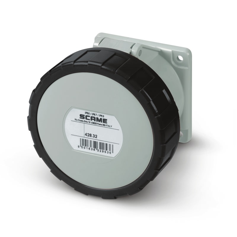 SCAME PARRE - PRESA DA INCASSO IP66/IP67 3P+N+T 32A 7H