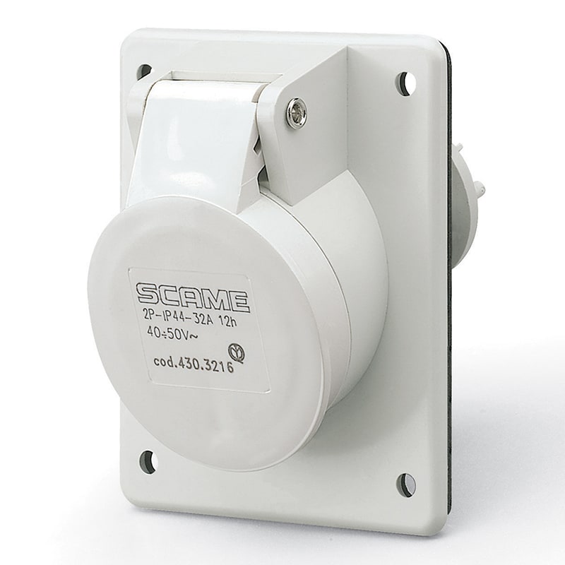 SCAME PARRE - PRESA INCASSO BASSISS. 2P 32A 42V