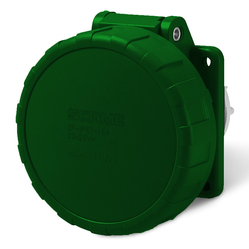 SCAME PARRE - PRESA INCASSO RID.3P 16A <50V 2H IP67