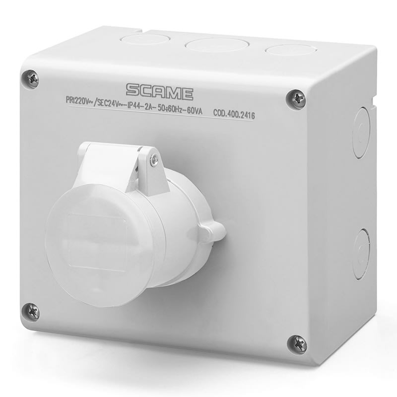SCAME PARRE - PRESA INTERBL. 16A 2P 12H IP44 40-50V