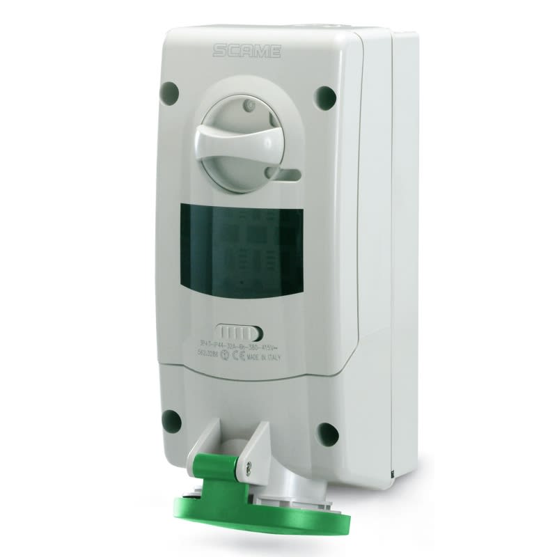 SCAME PARRE - PRESA ADVANCE 2  2P+T 16A 2H IP44 C/FUS