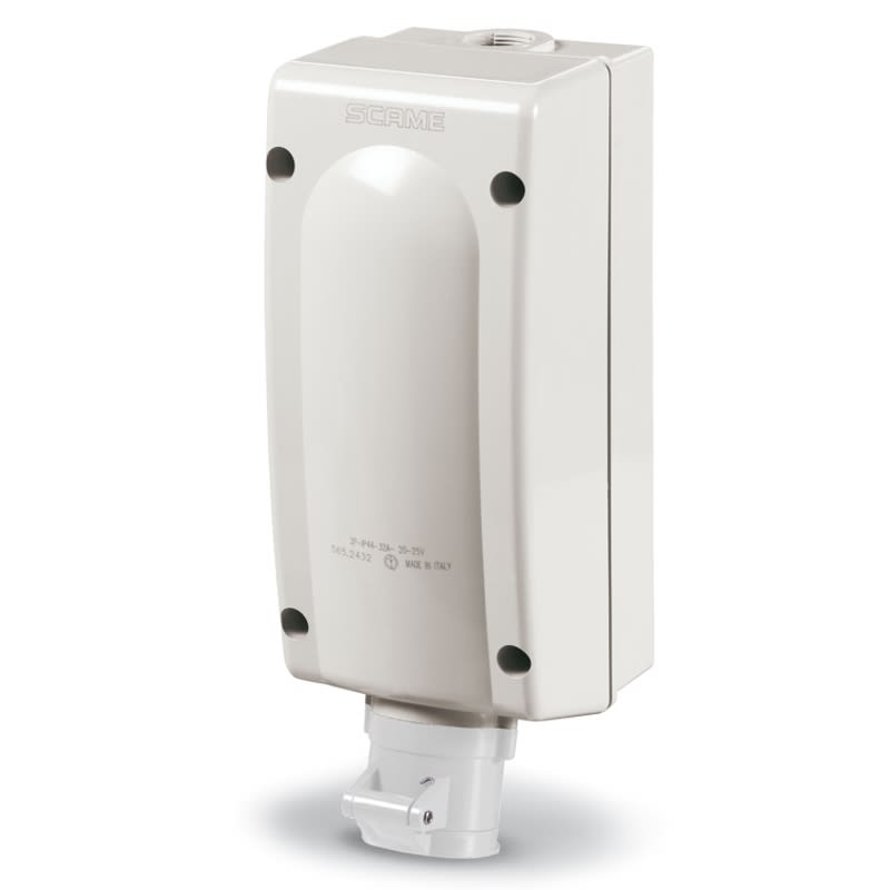SCAME PARRE - PRESA ADVANCE 2 2P 32A 12H IP44 C/DIN