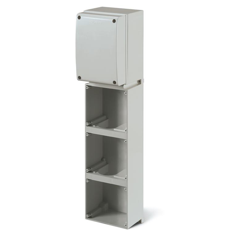 SCAME PARRE - SISTEMA DERIVAZIONE + 3 PRESE OMNIA