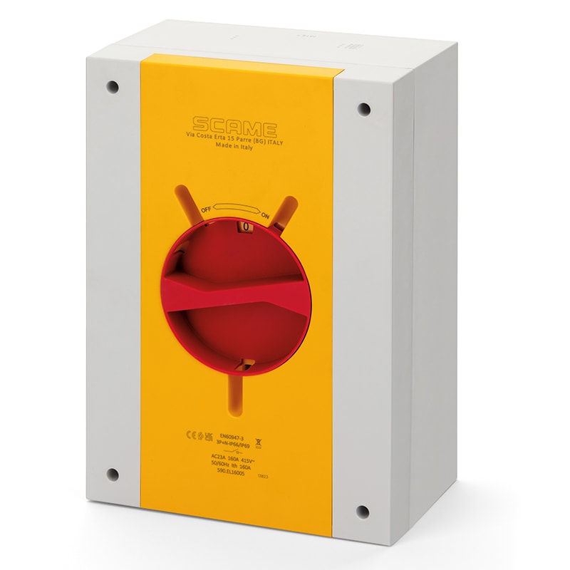 SCAME PARRE - INT. DI MANOVRA/SEZ. 63A 6P IP55