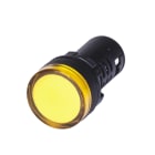 SCAME PARRE - SPIA LUMINOSA D22 - 220V - LED GIALLO