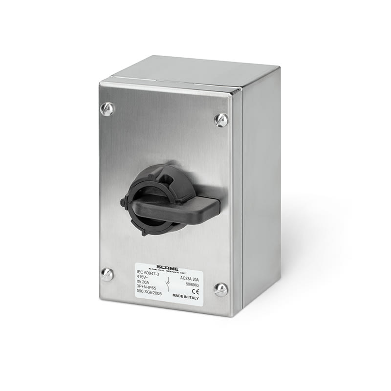 SCAME PARRE - ISOLATORS IN ACCIAIO 20A 3P+N GENERALE