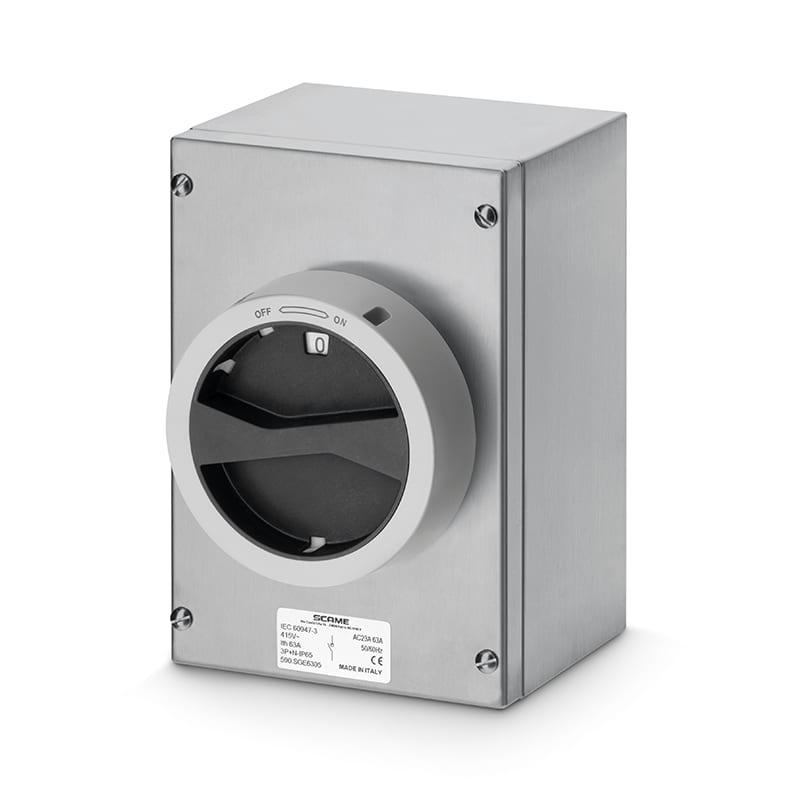 SCAME PARRE - ISOLATORS IN ACCIAIO 63A 3P+N GENERALE