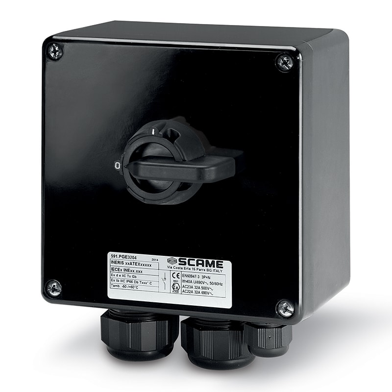 SCAME PARRE - DISP. COM. GENERALE EX GD 3/4P 32A GRP