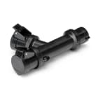 SCAME PARRE - ADATTATORE 2X2P+T 220V 16A IP44 NERO