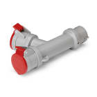 SCAME PARRE - ADATTATORE 2X3P+T 380V 16A IP44