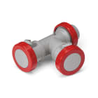 SCAME PARRE - ADATTATORE 2X3P+N 380V 32A IP67