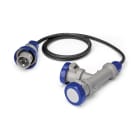 SCAME PARRE - ADATTATORE 2X2P+T 220V 16A IP67 CAVO 5M