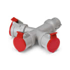 SCAME PARRE - ADATTATORE 3X3P+T 380V 16A IP44