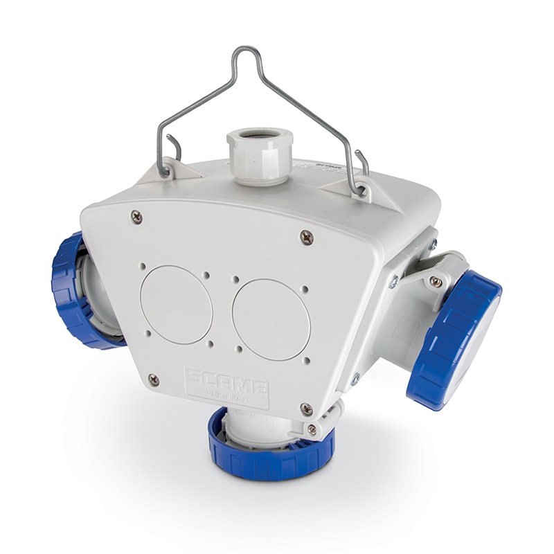 SCAME PARRE - ADATTATORE 3 PRESE S/CAVO IP66 MIL